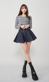 モデル：163cm（着用サイズ：FREE　着用カラー：GRY）