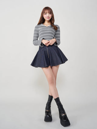 モデル：163cm（着用サイズ：FREE　着用カラー：GRY）