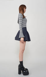 モデル：163cm（着用サイズ：FREE　着用カラー：GRY）