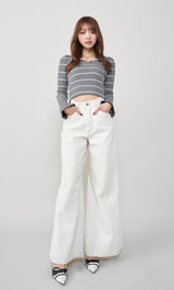 モデル：163cm（着用サイズ：FREE　着用カラー：GRY）