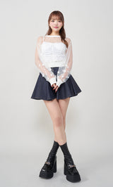 モデル：163cm（着用サイズ：FREE　着用カラー：WHT）