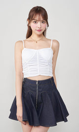 モデル：163cm（着用サイズ：FREE　着用カラー：WHT）