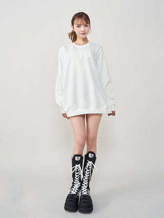モデル：163cm（着用サイズ：FREE　着用カラー：WHT）