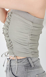 モデル：163cm（着用サイズ：FREE　着用カラー：GRY）