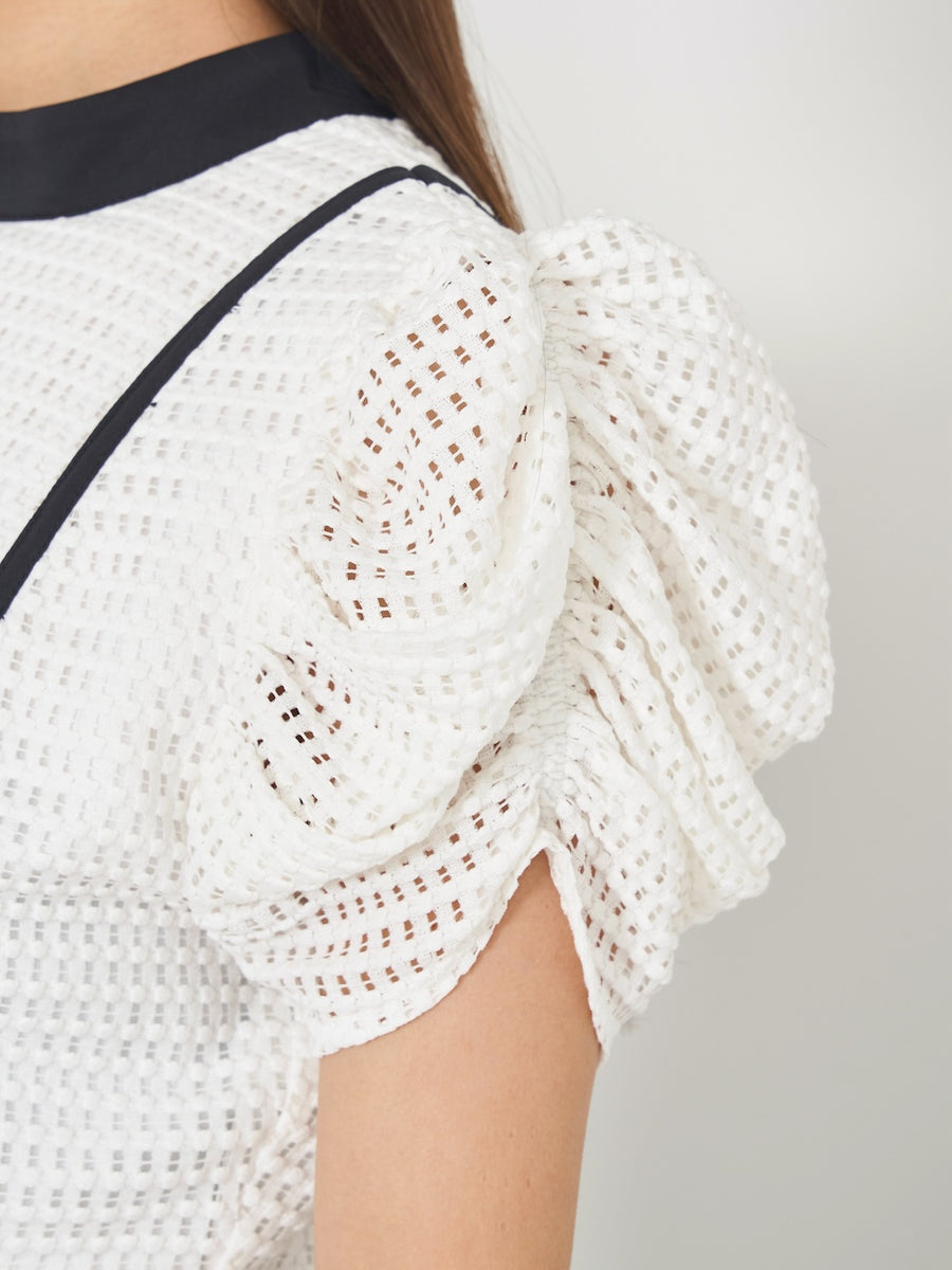 モデル：163cm（着用サイズ：FREE　着用カラー：WHT）