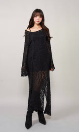 モデル：163cm（着用サイズ：FREE　着用カラー：BLK）