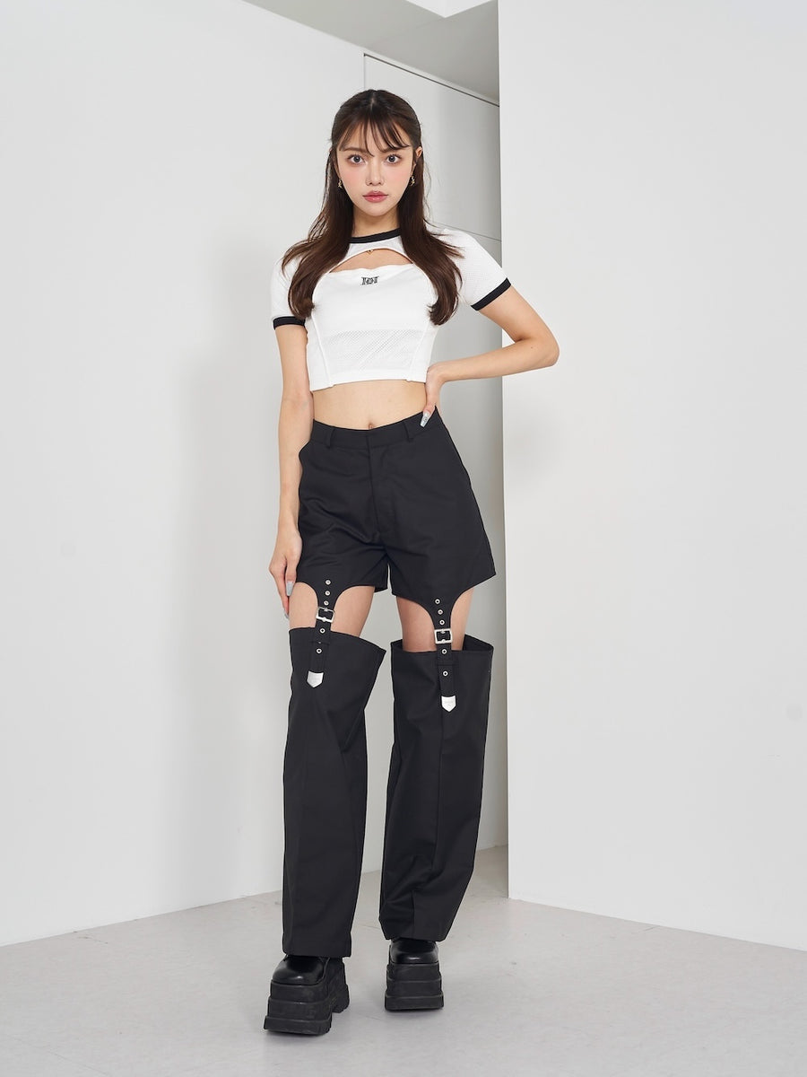 モデル：163cm（着用サイズ：FREE　着用カラー：WHT）