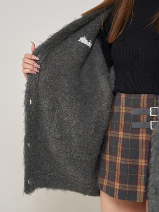 モデル：163cm（着用サイズ：FREE　着用カラー：GRY）