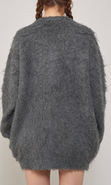 モデル：163cm（着用サイズ：FREE　着用カラー：GRY）
