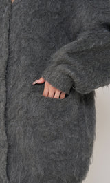 モデル：163cm（着用サイズ：FREE　着用カラー：GRY）