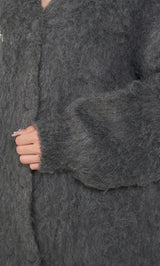 モデル：163cm（着用サイズ：FREE　着用カラー：GRY）