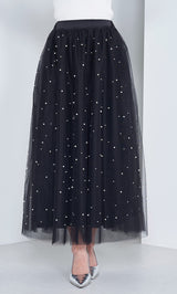モデル：163cm（着用サイズ：FREE　着用カラー：BLK）