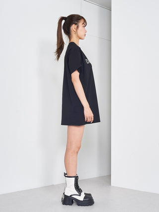 モデル：163cm（着用サイズ：FREE　着用カラー：BLK）