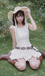 モデル：163cm（着用サイズ：FREE　着用カラー：WHT）
