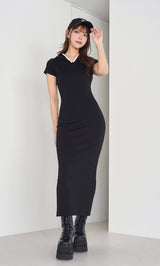 モデル：163cm（着用サイズ：FREE　着用カラー：BLK）