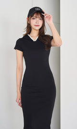 モデル：163cm（着用サイズ：FREE　着用カラー：BLK）