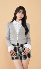 モデル：163cm（着用サイズ：FREE　着用カラー：GRY）