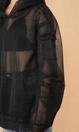 モデル：163cm（着用サイズ：FREE　着用カラー：BLK）