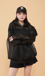 モデル：163cm（着用サイズ：FREE　着用カラー：BLK）