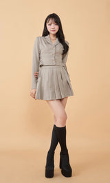 モデル：163cm（着用サイズ：FREE　着用カラー：GRY）