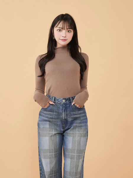 Built-in Bra Knit Top