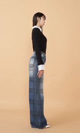 モデル：163cm（着用サイズ：FREE　着用カラー：BLK）