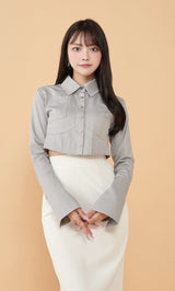 モデル：163cm（着用サイズ：FREE　着用カラー：GRY）