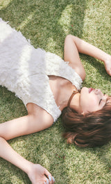 モデル：163cm（着用サイズ：FREE　着用カラー：IVO）