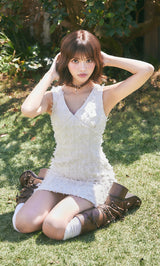 モデル：163cm（着用サイズ：FREE　着用カラー：IVO）