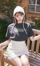 モデル：163cm（着用サイズ：FREE　着用カラー：C-GRY）