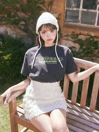 モデル：163cm（着用サイズ：FREE　着用カラー：C-GRY）