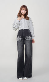 モデル：163cm（着用サイズ：FREE　着用カラー：GRY）