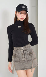 モデル：163cm（着用サイズ：FREE　着用カラー：BLK）
