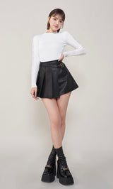 モデル：163cm（着用サイズ：S　着用カラー：BLK）