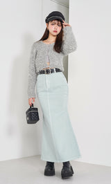モデル：163cm（着用サイズ：FREE　着用カラー：GRY）