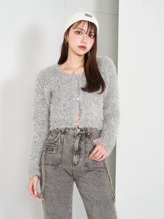 モデル：163cm（着用サイズ：FREE　着用カラー：GRY）