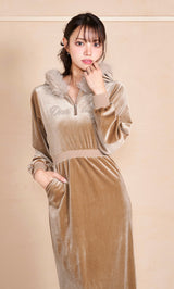 モデル：163cm（着用サイズ：FREE　着用カラー：BEG）