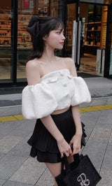 モデル：163cm（着用サイズ：FREE　着用カラー：WHT）