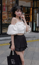 モデル：163cm（着用サイズ：FREE　着用カラー：WHT）
