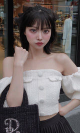 モデル：163cm（着用サイズ：FREE　着用カラー：WHT）