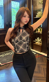 モデル：163cm（着用サイズ：FREE　着用カラー：BLK）