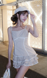 モデル：163cm（着用サイズ：FREE　着用カラー：BEG）