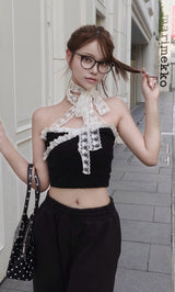 モデル：163cm（着用サイズ：FREE　着用カラー：BLK）