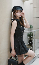 モデル：163cm（着用サイズ：FREE　着用カラー：BLK）