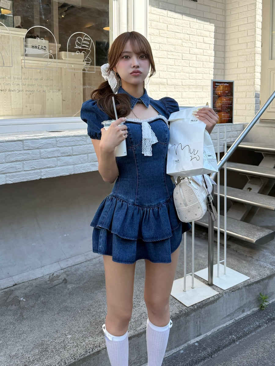 モデル：163cm（着用サイズ：FREE　着用カラー：BLU）