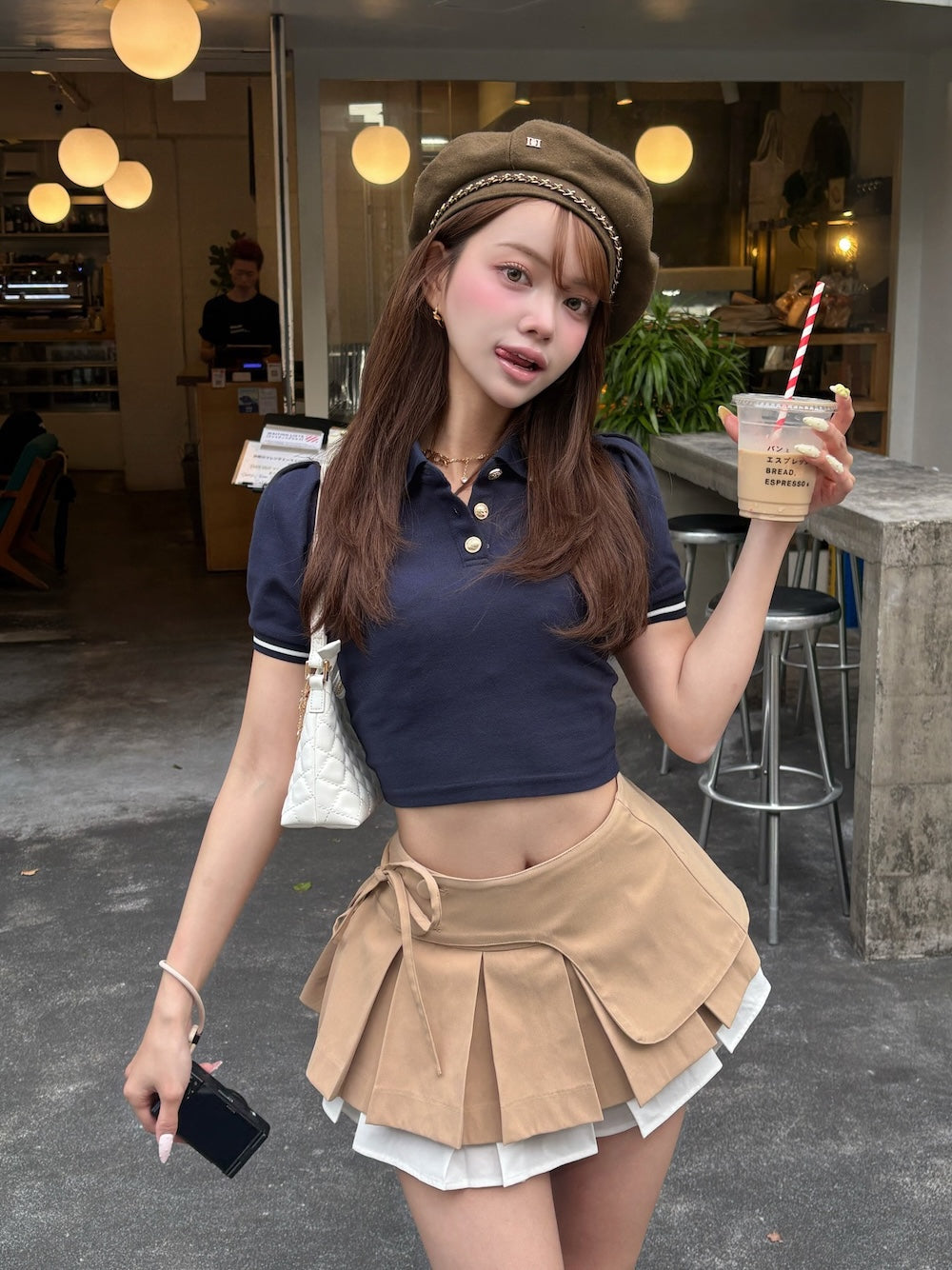 モデル：163cm（着用サイズ：S　着用カラー：CAM）