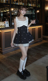 モデル：163cm（着用サイズ：FREE　着用カラー：BLK）