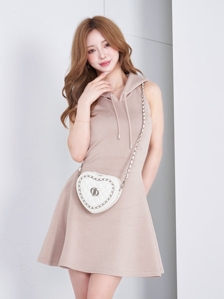 Hooded Bear Cut Mini Dress
