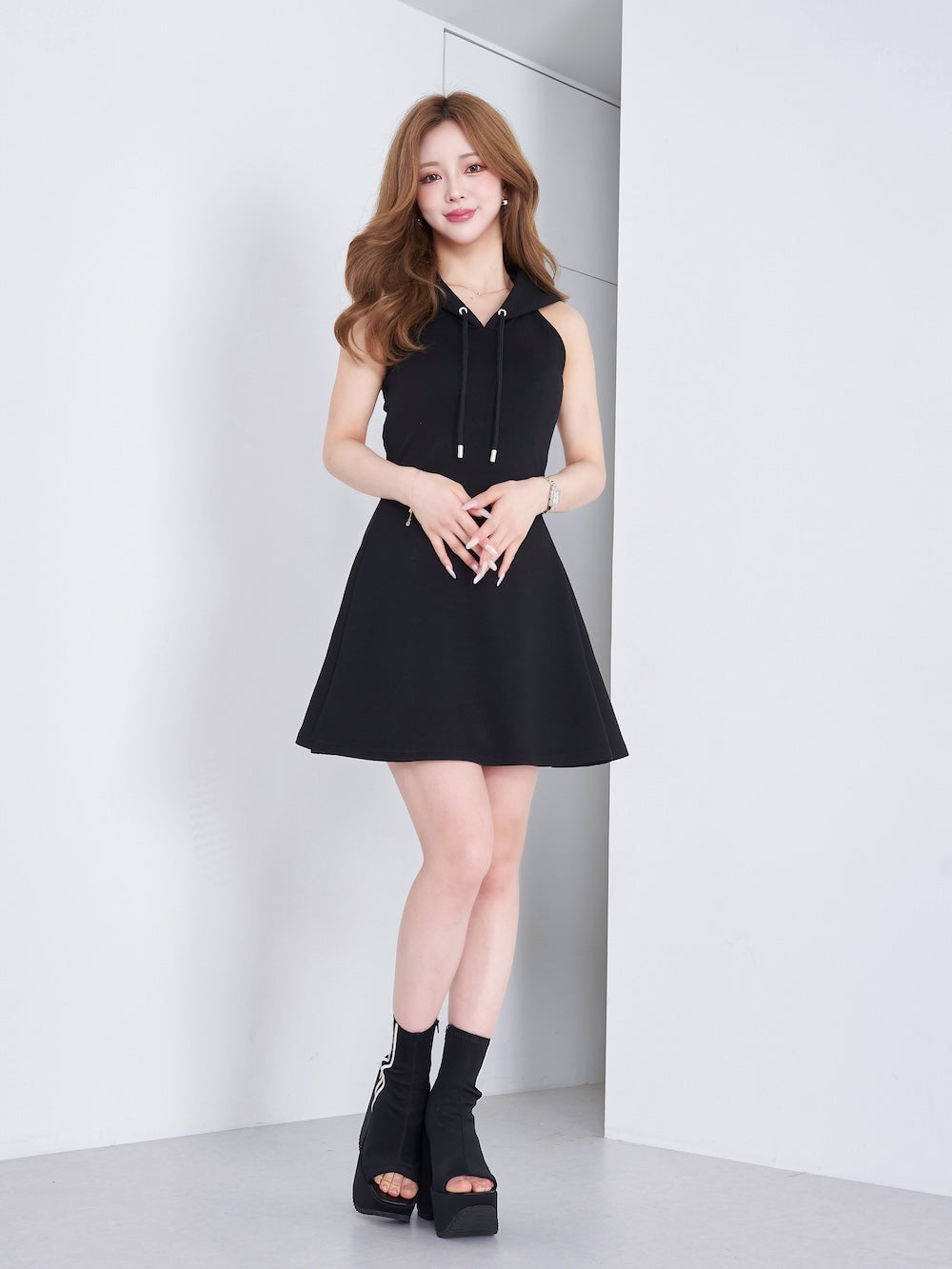 Darich ダーリッチ オープントゥトラックソールブーツ L ダーリッチ Darich オープントゥトラックソールブーツ