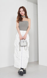 モデル：158cm（着用サイズ：FREE　着用カラー：GRY）